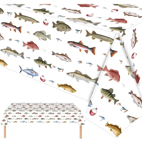 Fish tablecloth - Picture 1 of 4